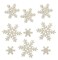 Buttons Galore Blizzard Snowflake Craft Buttons - 18 Sewing & Craft Buttons